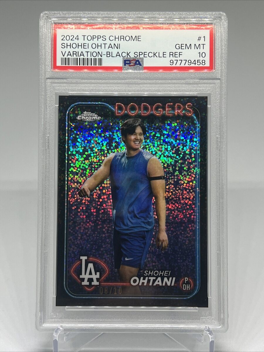 2024 Topps Chrome Shohei Ohtani Image Variation SP Black 2024 Topps Chrome Shohei Ohtani Image Variation SP Black