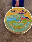 2007-2016 FedEx Waterford 5K 10 Year Celebration 5K Medal. Colorful & Beautiful