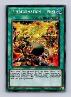 TCG yu-gi-oh Karte Feuerformation - Tenki FIGA FIGA-DE028  Secret Rare