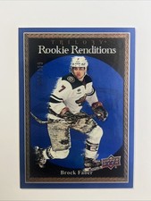 2023-24 Upper Deck Trilogy #RR-3 Brock Faber Rookie Renditions Blue #/499