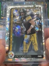 2025 Topps Chrome Football Aaron Rodger’s FDI Exclusive Auto #6/14