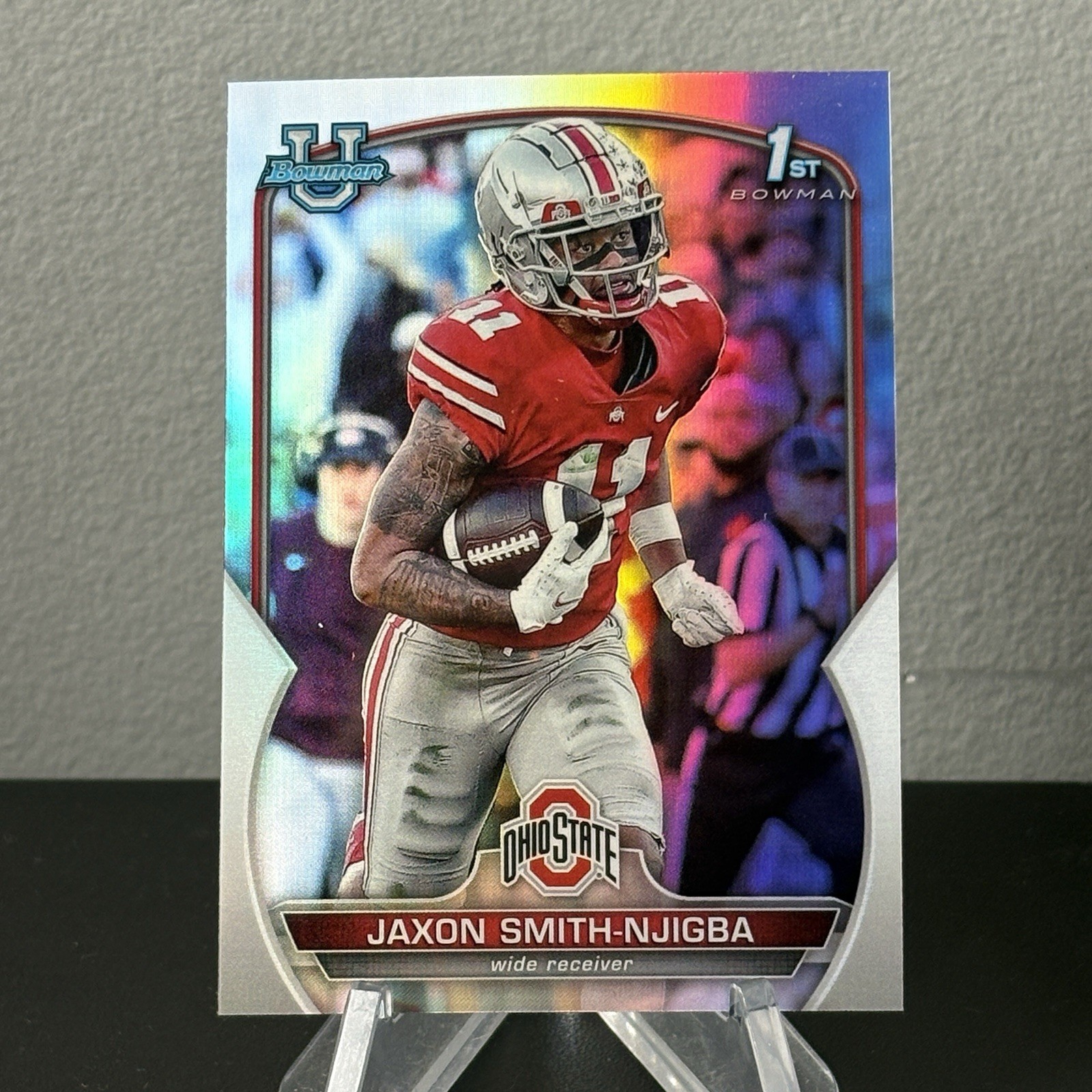2022 Bowman University Chrome - Jaxon Smith-Njigba #78 Refractor (RC)