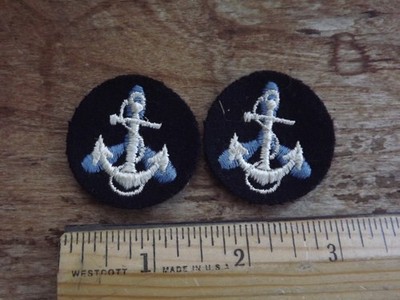 Pair, WW2 Navy WAVES Collar Insignia - INV# C1425