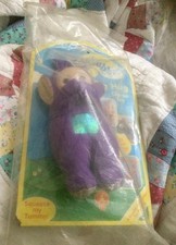 Rare Vintage 1996 Teletubbies Toy Original Big Hug Clip-on Squeeze My Tummy