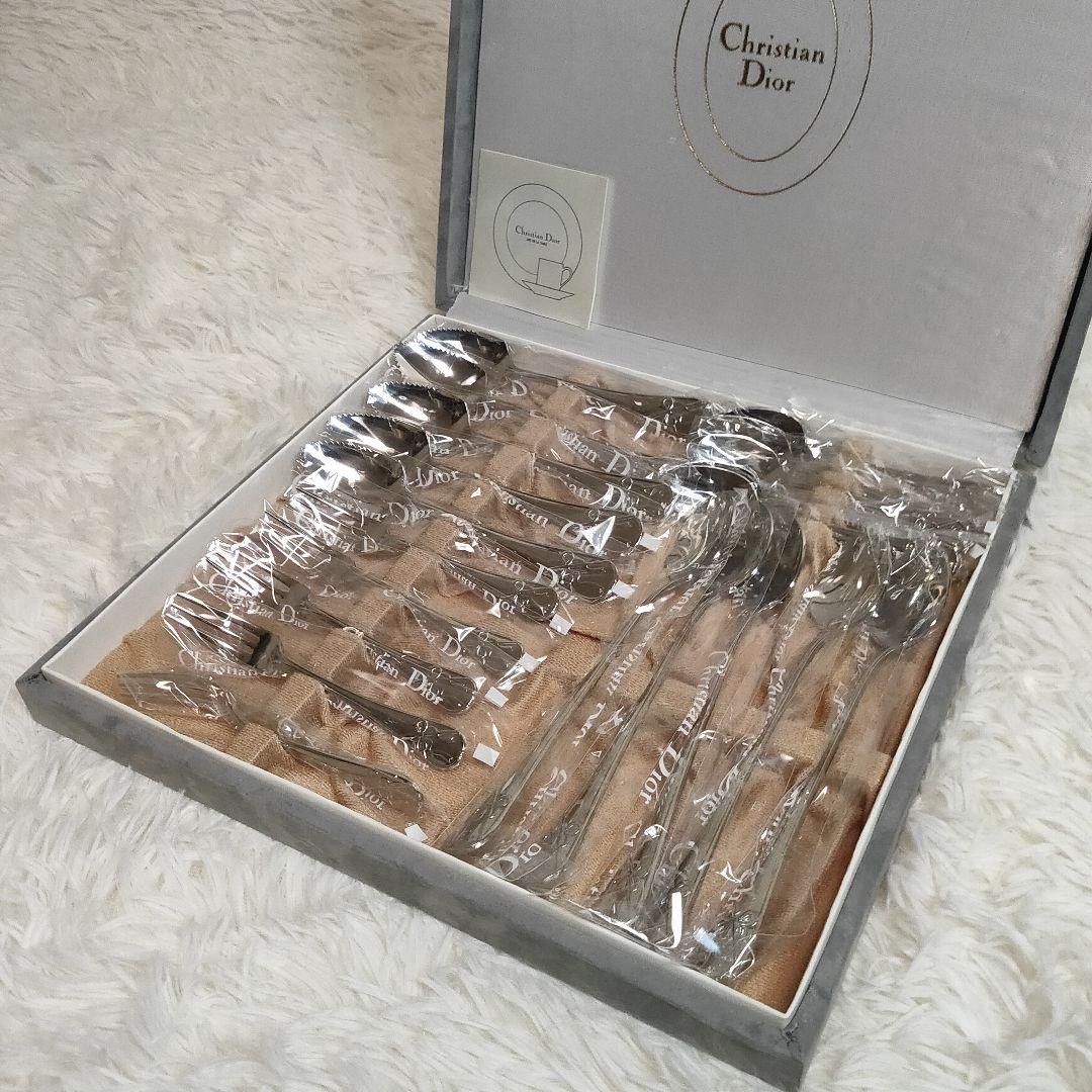 Christian Dior Cutlery Set 20 Pieces Spoons and Fork Authentic