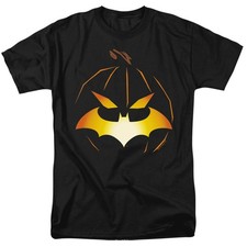 Image of Batman Jack O Bat Halloween Pumpkin Face Men’s T-Shirt S-5XL Licensed Tee