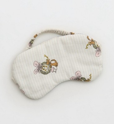 NWT Aerie Plaid Sleep Mask- Cindy Lou 