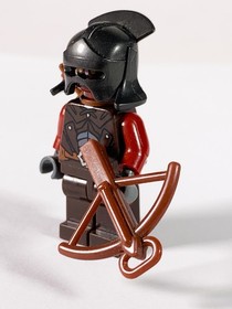 Lego Lord Of The Rings LOTR Uruk Hai LOR007 9474 9471 Helmet Bow Arrows.
