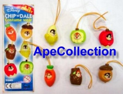CHIP DALE Cip Ciop DISNEY Set 6 Figuren WEAR PART 1 Typ MINI WINNIES Peek a Pooh