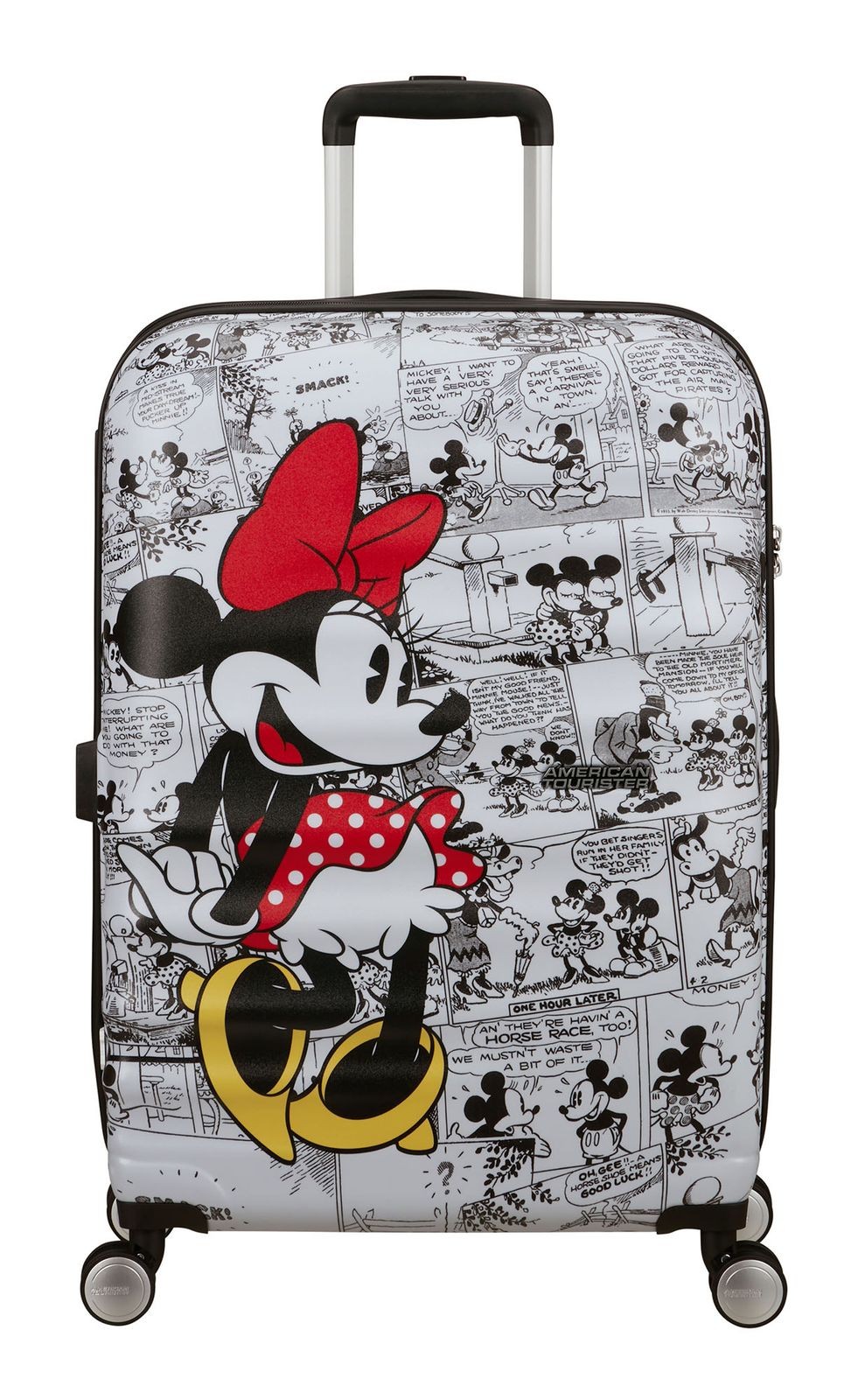 American Tourister trolley Wavebreaker Disney Minnie Comics White