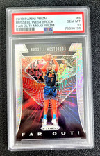 2019 PSA 10 GEM MINT RUSSELL WESTBROOK FAR-OUT! MOJO PRIZM SP /25 G6620