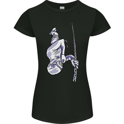 Freediving Kette Diver Scuba Tauchen Damen Petite Schnitt T-Shirt