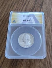 1944 Washington Silver Quarter ANACS MS65