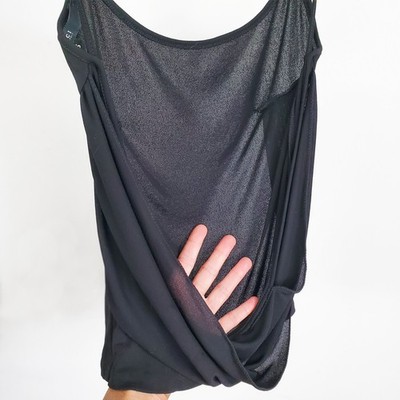Vintage Gucci by Tom Ford Early 2000s Backless Black Cami Tank Top