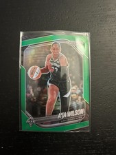 2025 Panini Prizm WNBA - A'ja Wilson #76 Green Prizm