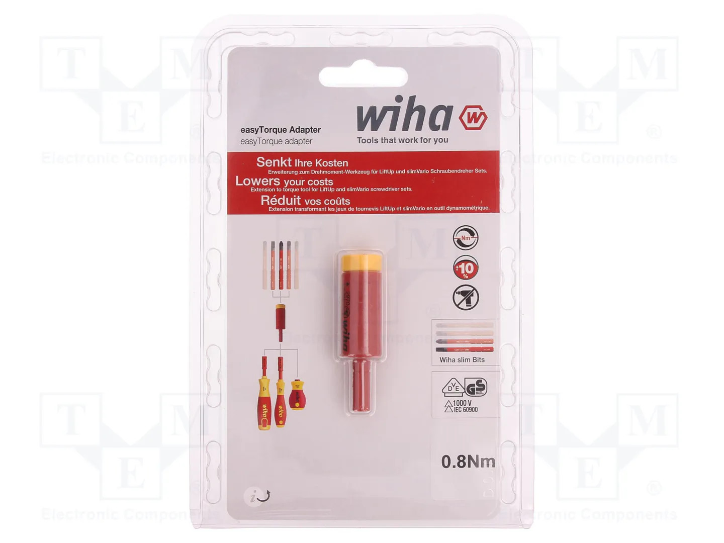 Non Communiqué Wiha Easy Torque Electric 41341 Adaptateur De Couple De Serrage - Image 3