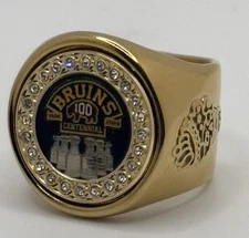 Boston Bruins Centennial deCAPitator Ring bottle cap and can tab opener!