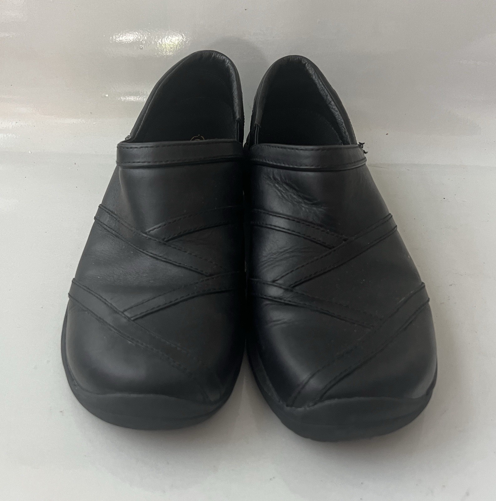 Zoccoli mocassino slip on Merrell Encore Eclipse nero liscio scarpa donna taglia 9 5