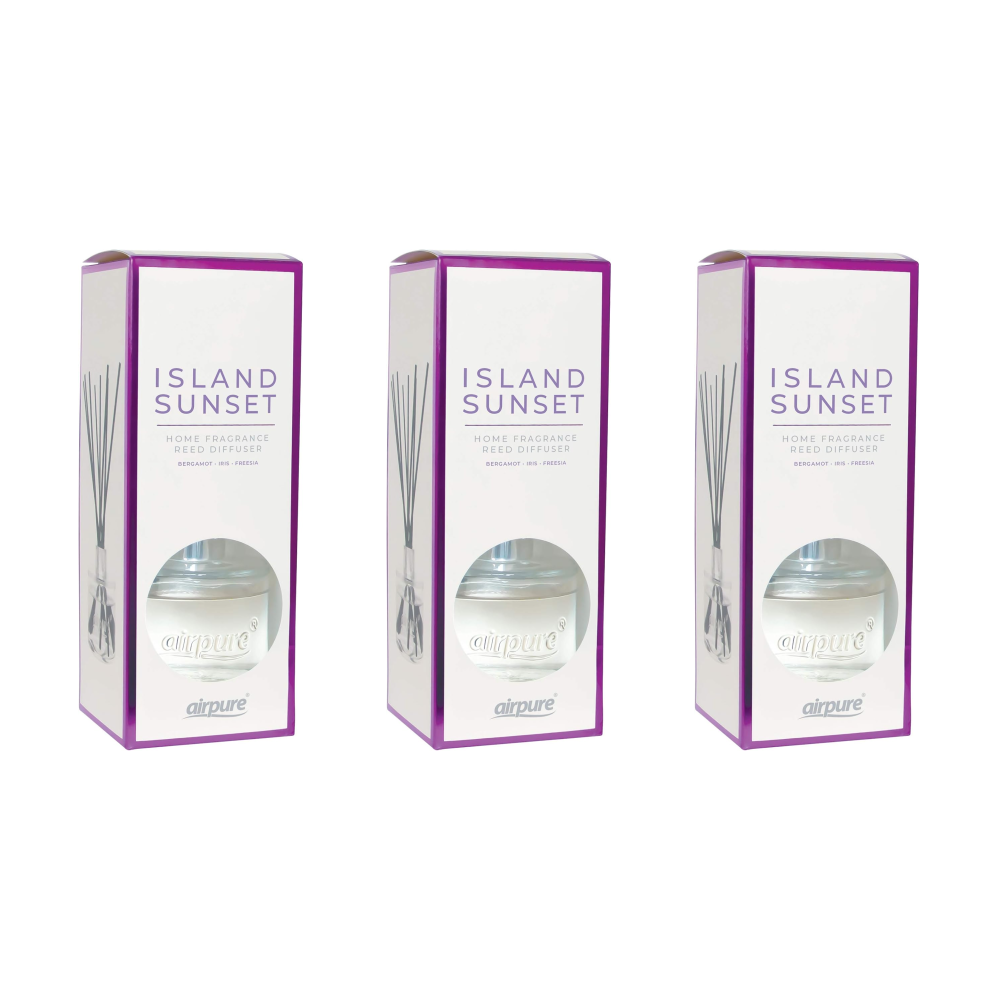 Airpure Island Sunset Home Fragrance Reed Diffuser 100 ml - Image 4