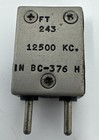 FT-243 Radio Crystal with  - 12500 KC In BC-376 Vintage Radio Part