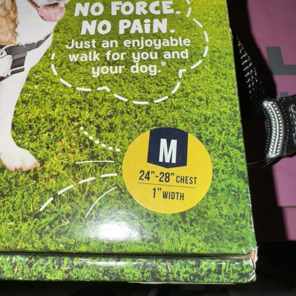 NUEVO CON ETIQUETAS 2 Hounds Design Freedom No Pull Perro ARNÉS Y CORREA VERDE Mediano - 1" Ancho Foto 4 de 4