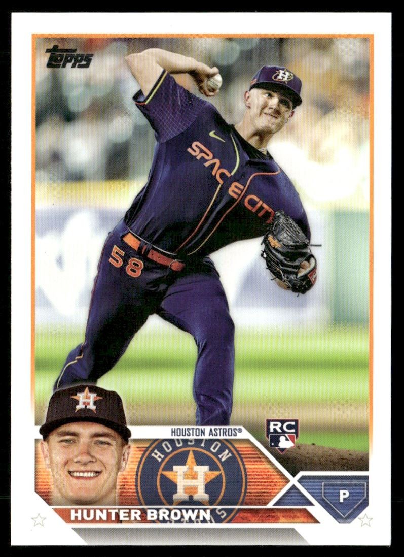 Hunter Brown Rookie 2023 Topps Houston Astros #111