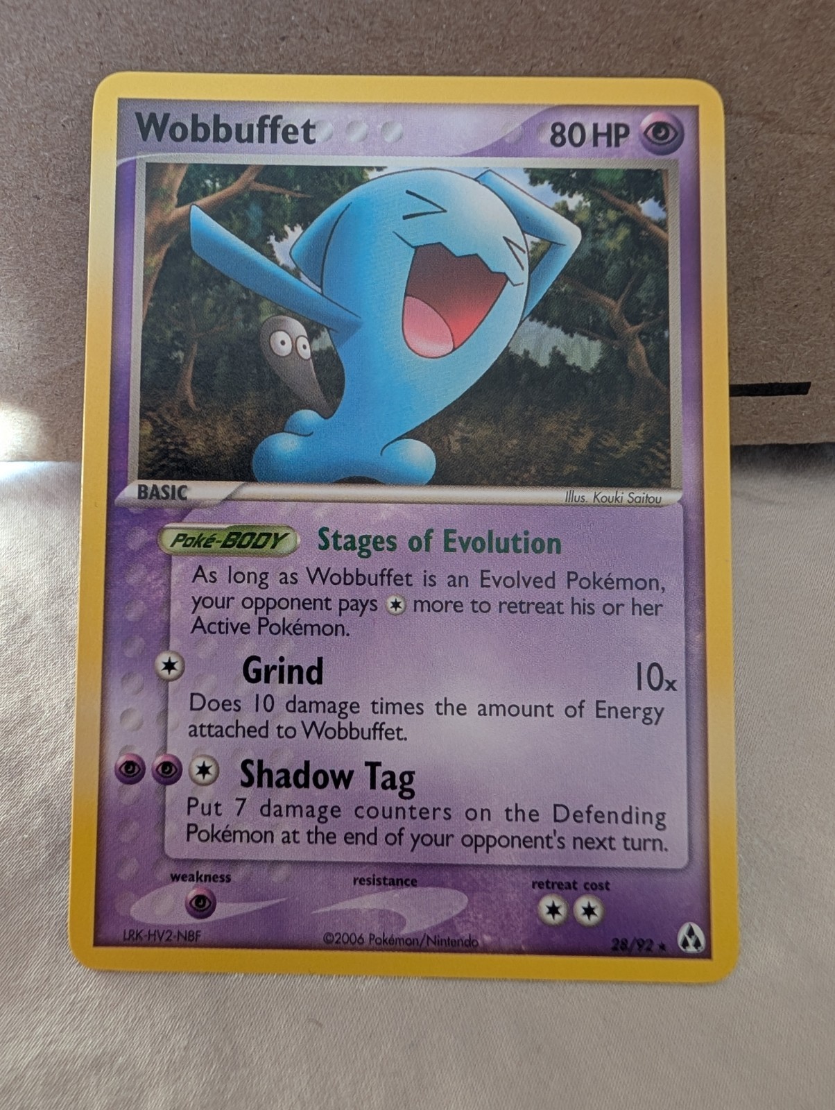 Wobbuffet 28/92 Legend Maker Regular Nm 2726
