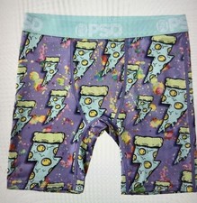 PSD Boy's Boxer Briefs PIZZA Trip Purple- Small 20-22 - NWT -