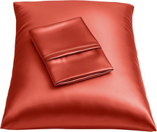 Satin Pillowcase with Zipper, for Hair and Skin Care, Feels Soft and Cool Like a