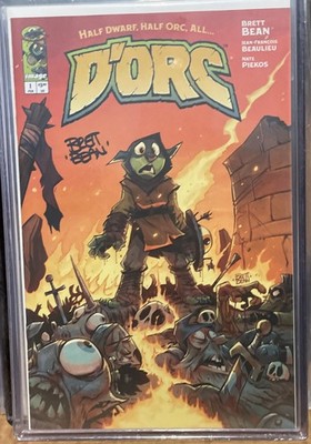 D ORC#1(first print & low print run)Signed by Brett Bean, who is the creator.