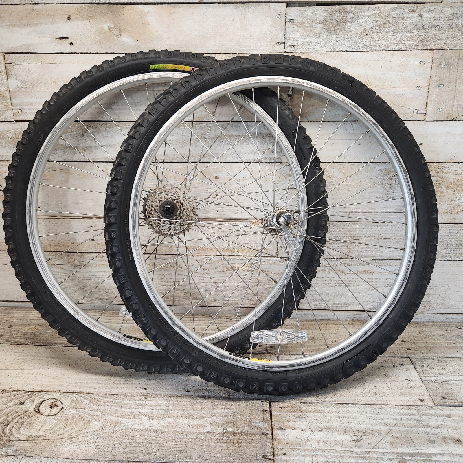 1995 Mavic 238 26" Wheelset Shimano Alivio Hubs HB-MC12 WTB 