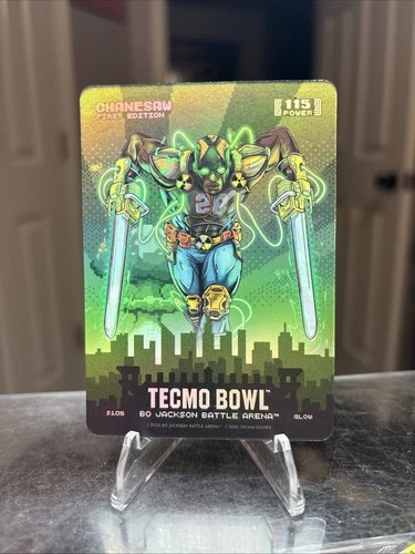 2026 Bo Jackson Battle Arena Tecmo Bowl Glow Skylines Chanesaw #S105 Power 115