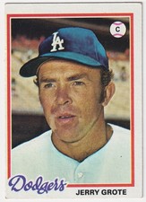 1978 Topps #464 Jerry Grote Los Angeles Dodgers