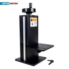 CN SHIP】LZ-500mm Z-axis Manual Column Lifting Platform Stage Sliding Table