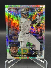 Liover Peguero 2023 Topps Chrome #72 Logofractor Rookie (RC) - Pirates