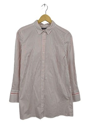 MARC O POLO Tunikabluse Damen Bluse Gr. DE 38 wollweiß-rot Business-Look