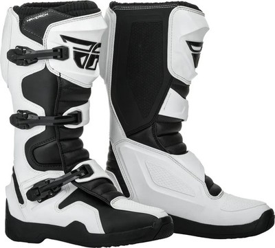 FLY RACING Maverik Stiefel weiß/schwarz Gr. 45,5 , Fly 364-67511 MX Stiefel