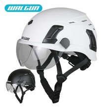 WALGUN K202 Safety Helmet CE Construction Work Hat with Visor Goggles Ear Protec