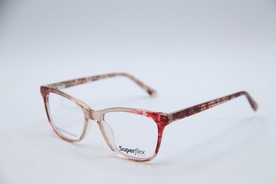 NEW SUPERFLEX KIDS SFK-232 S417 CLEAR BROWN TORTOISE AUTHENTIC EYEGLASSES 47-15