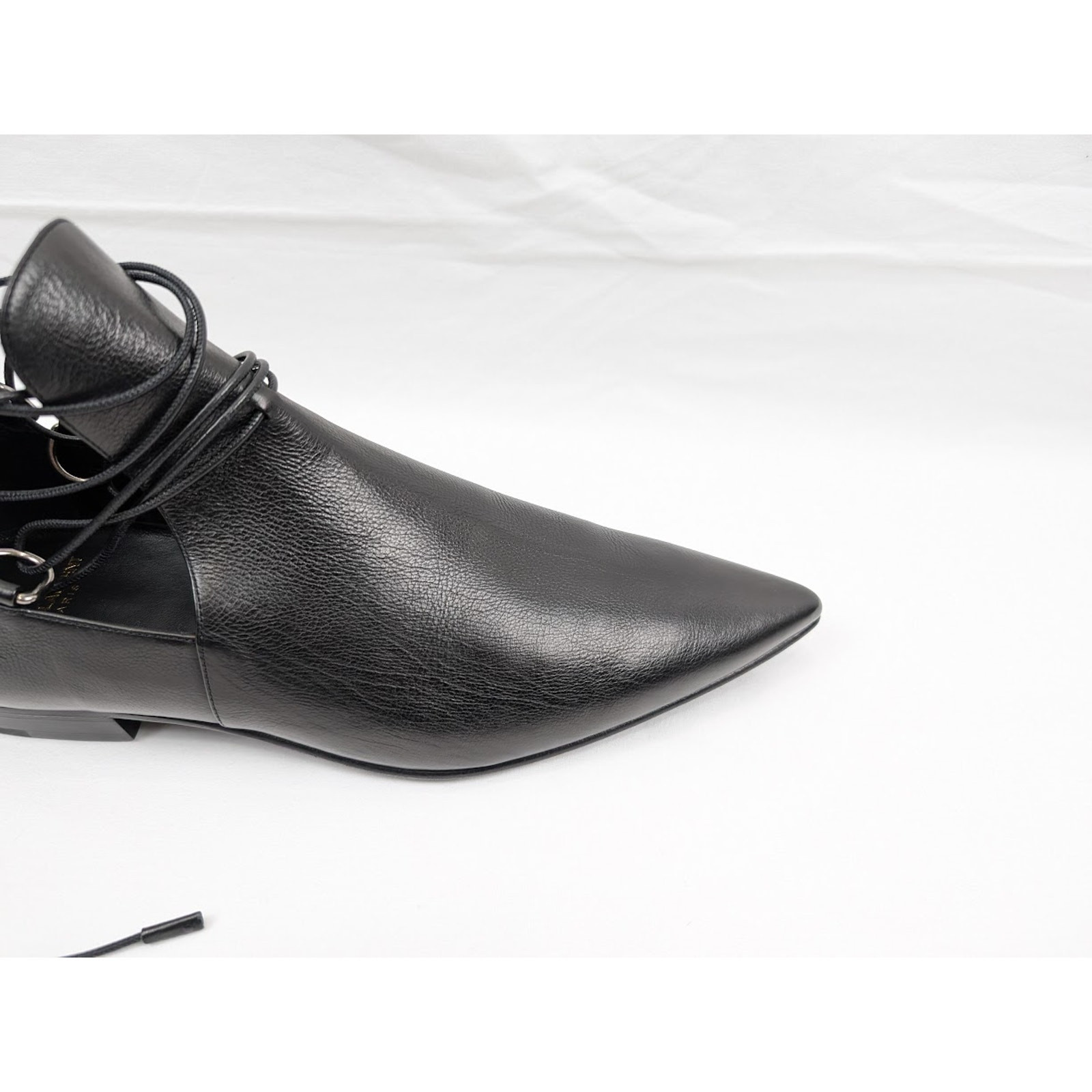 Scarpe stringate Saint Laurent Paris Goth 15 colore nero nuove con etichette 42