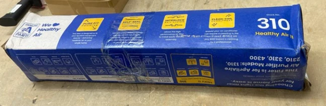 Filtro de aire de repuesto AprilAire 310 20x20x4 MERV 11 filtro de aire plisado OEM Foto 2 de 4