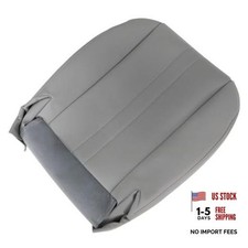 922 Driver or Passenger Side Bottom Microfiber Leather Seat Cover Gray