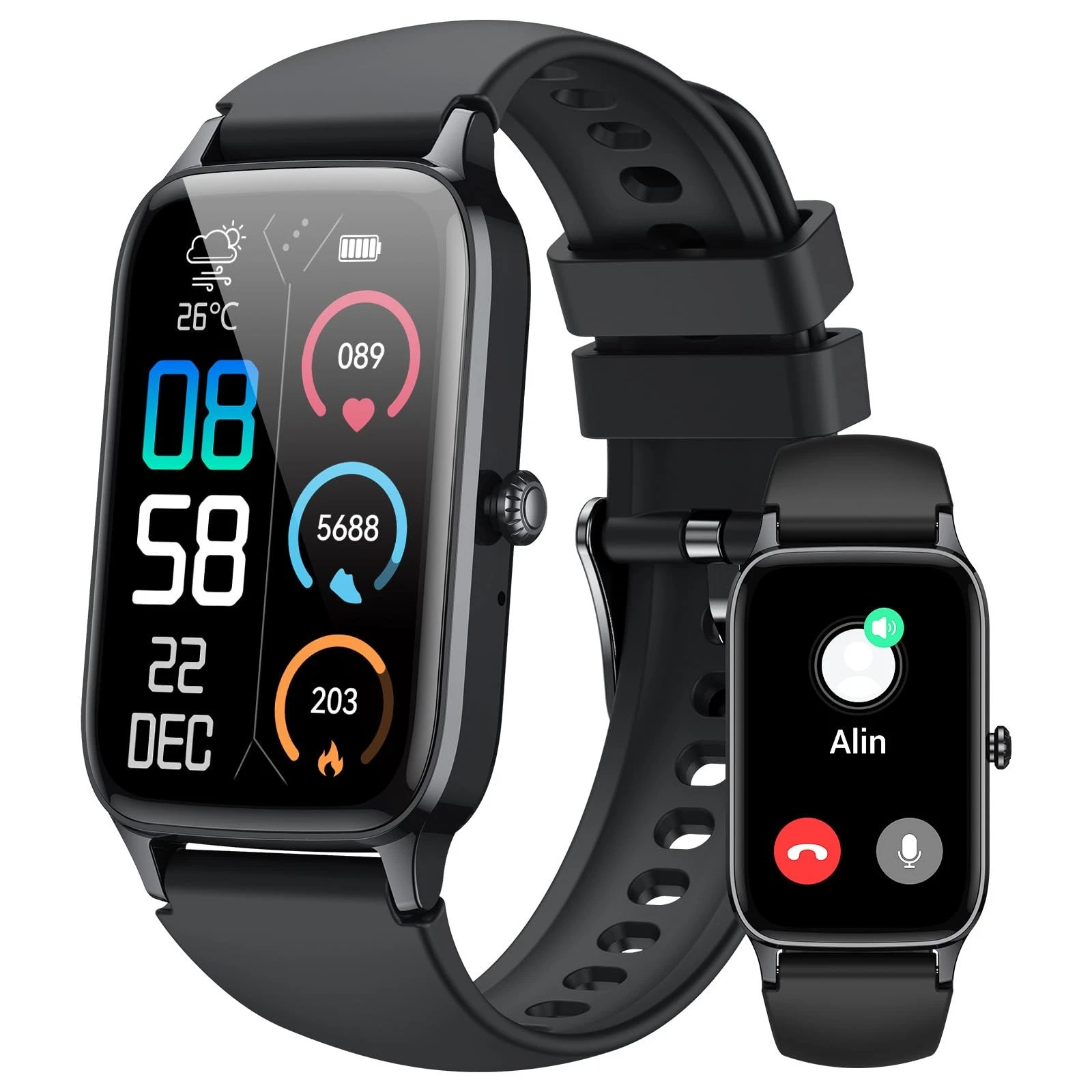 for Men , 1.57" (Answer/Make ), 2026 New Fitness Tracker with 110+Sport Modes...