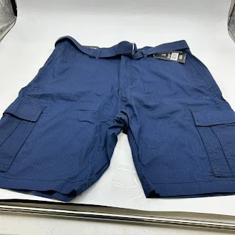 RUGGED TRAIL DARK BLUE CARGO SHORT 6 POCKETS - SIZE: MEN 34 - DARK BLUE (NAVY)