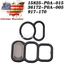 2X Upper & Lower Spool Valve VTEC Solenoid Gasket For Honda 1994-02 Accord 4 Cyl