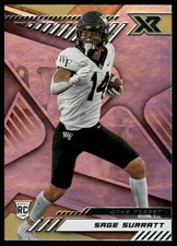 Sage Surratt Rookie 2021 Panini Chronicles Draft Picks #178 Wake Forest