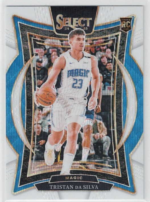 2024-25 Panini Select Tristan Da Silva #83 RC White Wave /99 - Orlando Magic