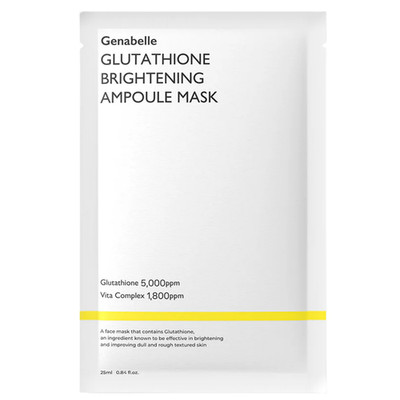 GENABELLE Glutathion-Aufhellungsampullenmaske 25 ml - aufhellende Tuchmaske
