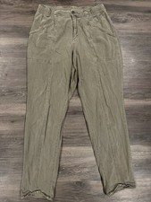 Green Old Navy Elastic Waist Pants Women  s Size Large