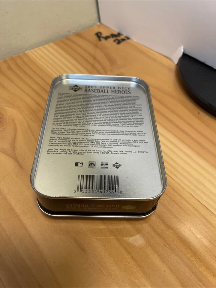 2005 Upper Deck 棒球英雄 Lou Gehrig 锡空(4 张免费卡套装) — 第 3/4 张图片